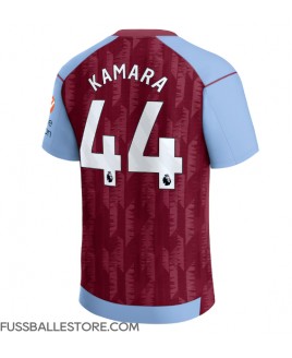 Günstige Aston Villa Boubacar Kamara #44 Heimtrikot 2023-24 Kurzarm